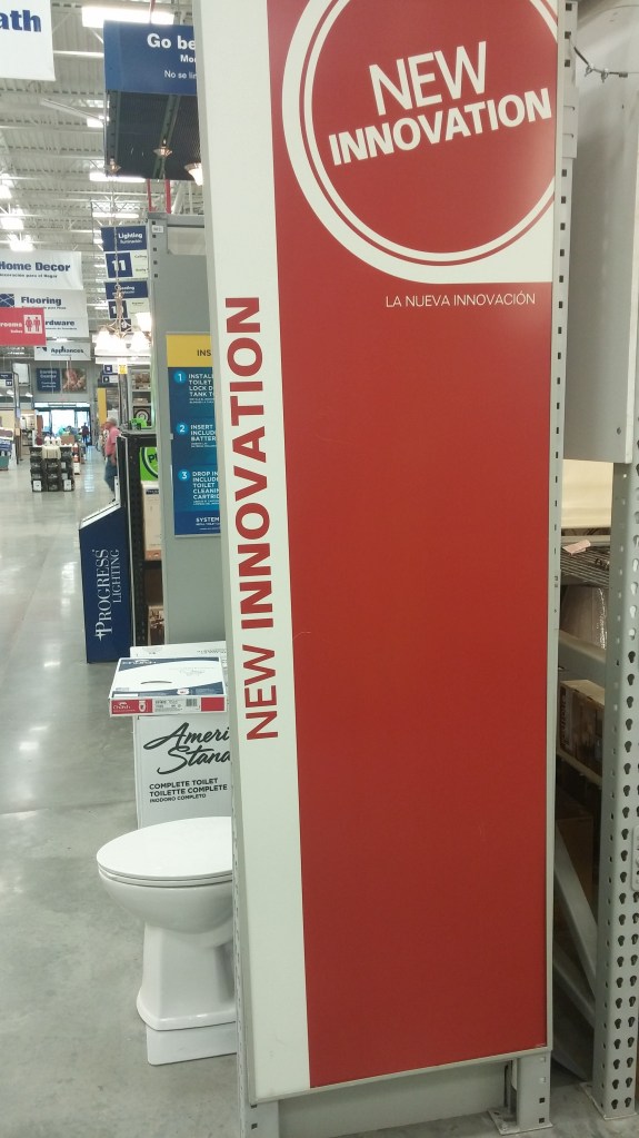 Shopping at Lowe's ...